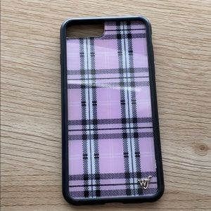 Wildflower Purple Plaid Case iPhone 6/7/8 Plus